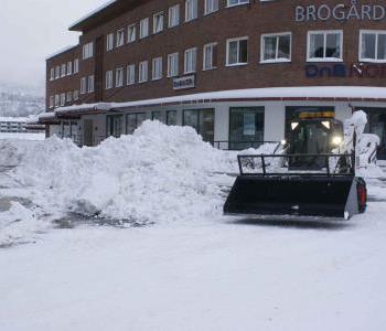 Snøhaugene er like høye som Bobcaten