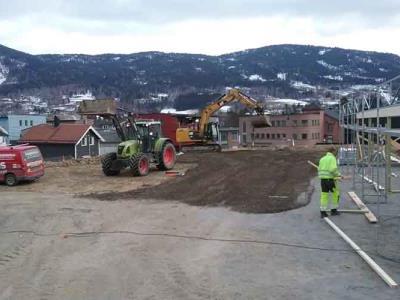 Planering av gårdsplass