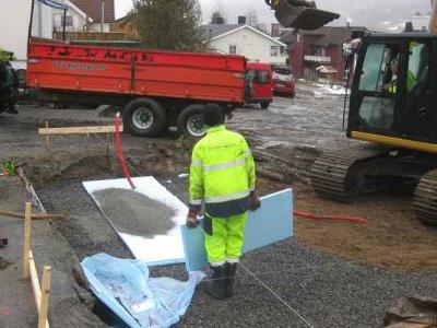 Isolering under carport